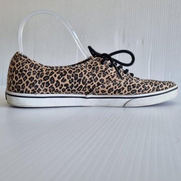 Vans Multicolour Leopard Print Low Top Sneakers Size 9.5 - Picture 5 of 7